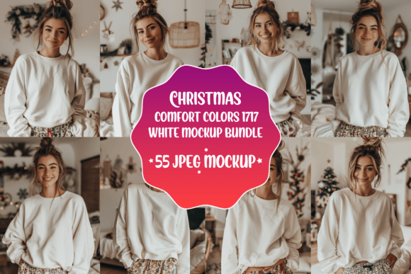 Christmas Comfort Colors 1717 Mockup - Graphics for Product Mockups