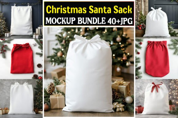 Christmas Santa Sack Mockup Bundle 1 Review