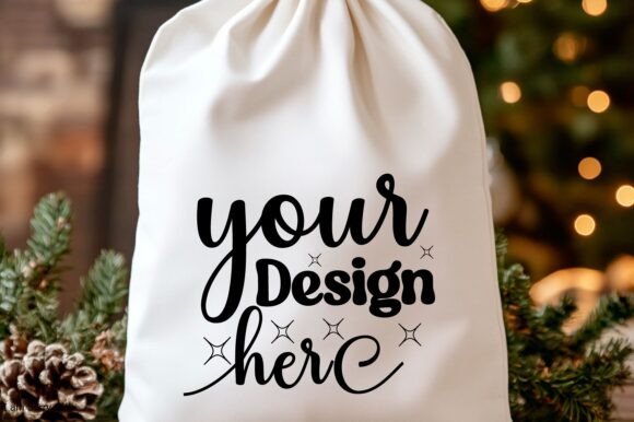 Christmas Santa Sack Mockup Jpg 12 for Graphics and Product Mockups