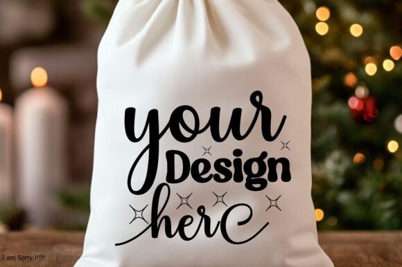 Christmas Santa Sack Mockup Jpg 15 for Product Mockups and Graphics