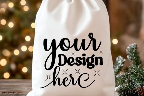 Christmas Santa Sack Mockup Jpg 17 for Branding and Product Design