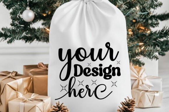 Christmas Santa Sack Mockup Jpg 43 for Product Mockups and Graphics