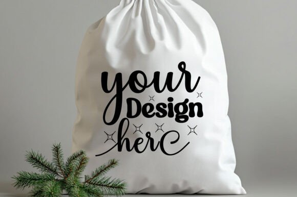 Christmas Santa Sack Mockup Jpg 5 for Branding and Marketing