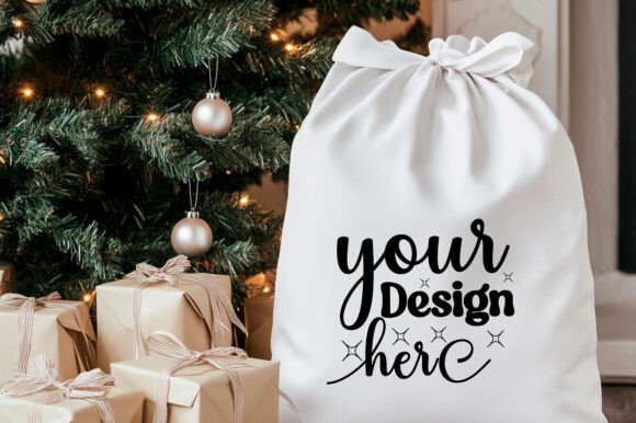 Christmas Santa Sack Mockup Jpg 68 for Product Mockups and Graphics