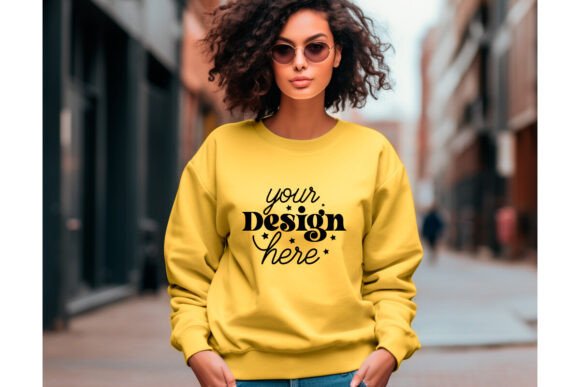 Gildan 18000 Women Mockup 111 Graphics