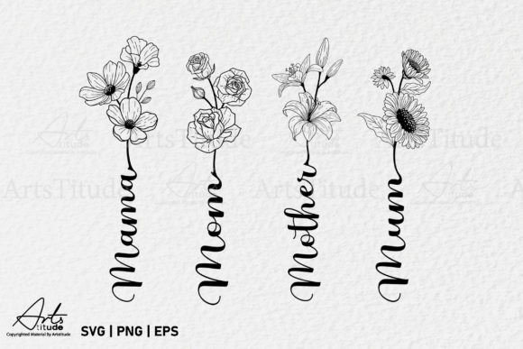 Mothers Day SVG for Crafts and Graphics