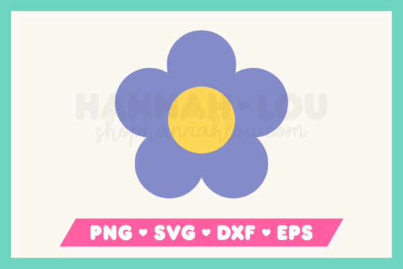 Retro Flower SVG for Crafts and Graphics