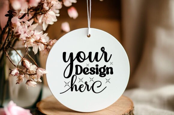 Valentine Round Mockup Valentine's 53 - A Versatile Graphics Asset for Product Mockups