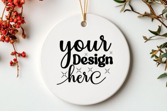 Valentine Round Mockup Valentine's 72 - A Graphic Design Asset for Product Mockups